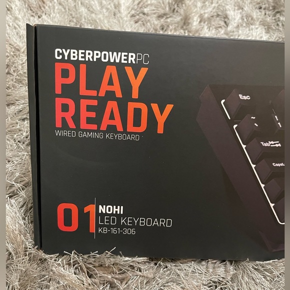 [NWOT] CYBERPOWER PC Play Ready Wired Gaming Keyboard Nohi LED Keyboard - Picture 5 of 15